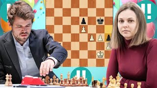 Anna Muzychuk Tests Carlsen s Endgame Genius