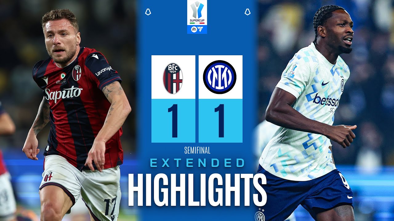 BOLOGNA-INTER 1-1 | EXTENDED HIGHLIGHTS | EA SPORTS FC SUPERCUP 2025/26