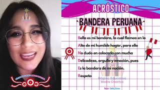 ACROSTICO A BANDERA PERUANA