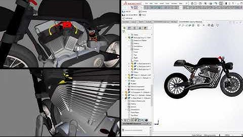 LAN Multi User VR Solidworks - Bike review