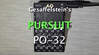 Gesaffelstein - Pursuit [live cover on PO-32 Pocket Operator] Resimi