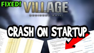 How To Fix Resident Evil Village Crashes! (100% FIX)