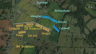 Antietam Battle, Sharpsburg, Maryland | 1862 | McClellan & Lee | Cornfield, Sunken Road with Maps