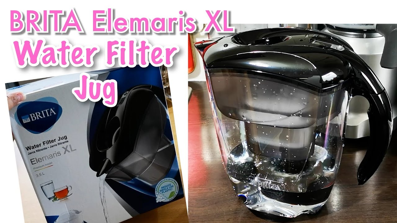 Preparing Brita Elemaris XL Water Filter Jug for First Time Use KC Mum Life - YouTube