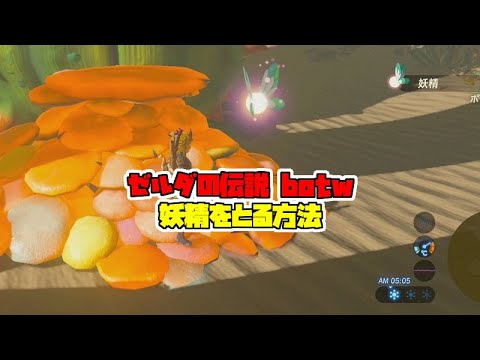 ゼルダの伝説botw 妖精をとる方法