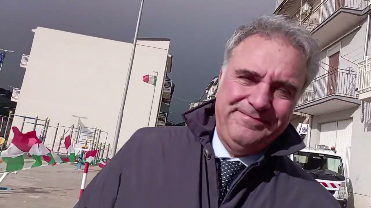 Inaugurazione area benessere iViale Peppe Sorce Mussomeli con attrezzature sportive 9 gennaio 2026