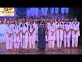 Girls singing classical  song celebrations from delhi  telangana singers performance  chandra tv