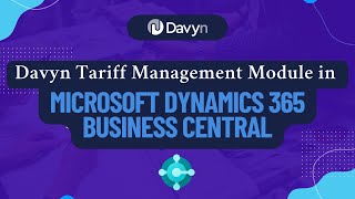 Davyn Tariff Module | Smarter Utility Billing