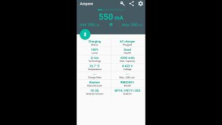 Ampere (by Braintrapp) - current measuring app for Android. screenshot 3