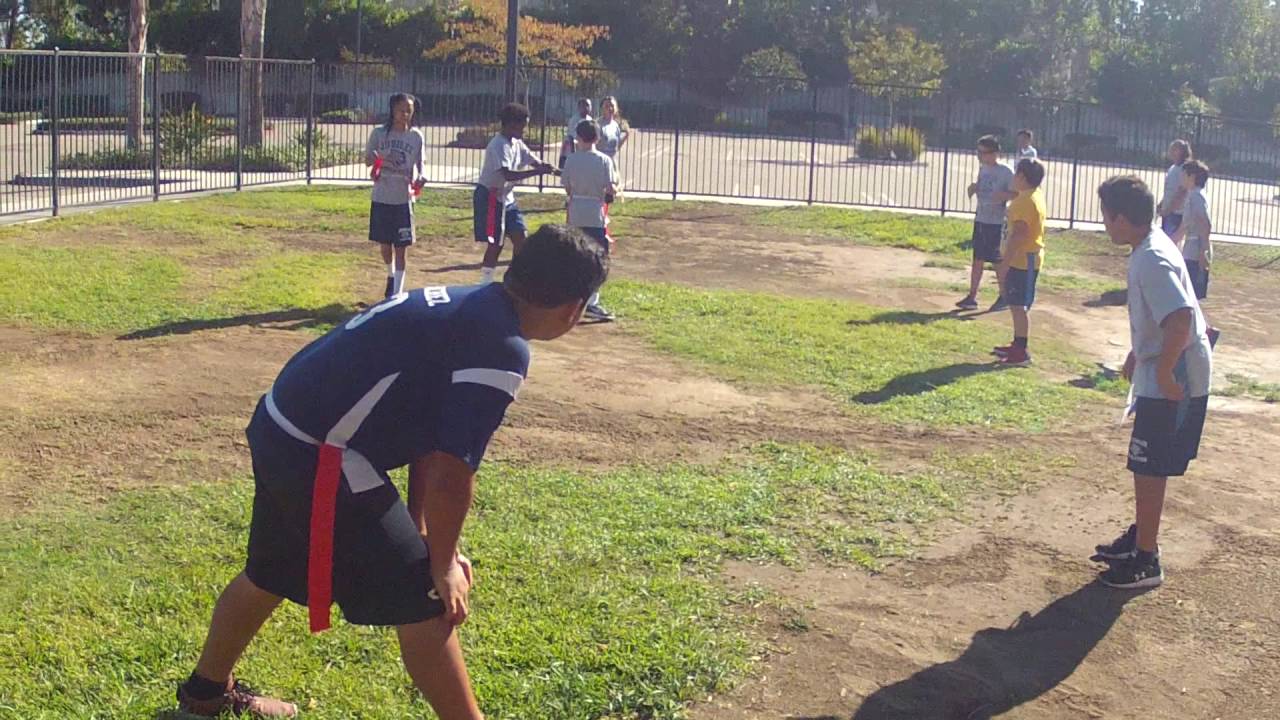 FlagFootball 7th and 8th Grade PE YouTube