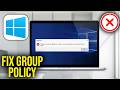 How To Fix Group Policy Editor Not Found Windows 11/10