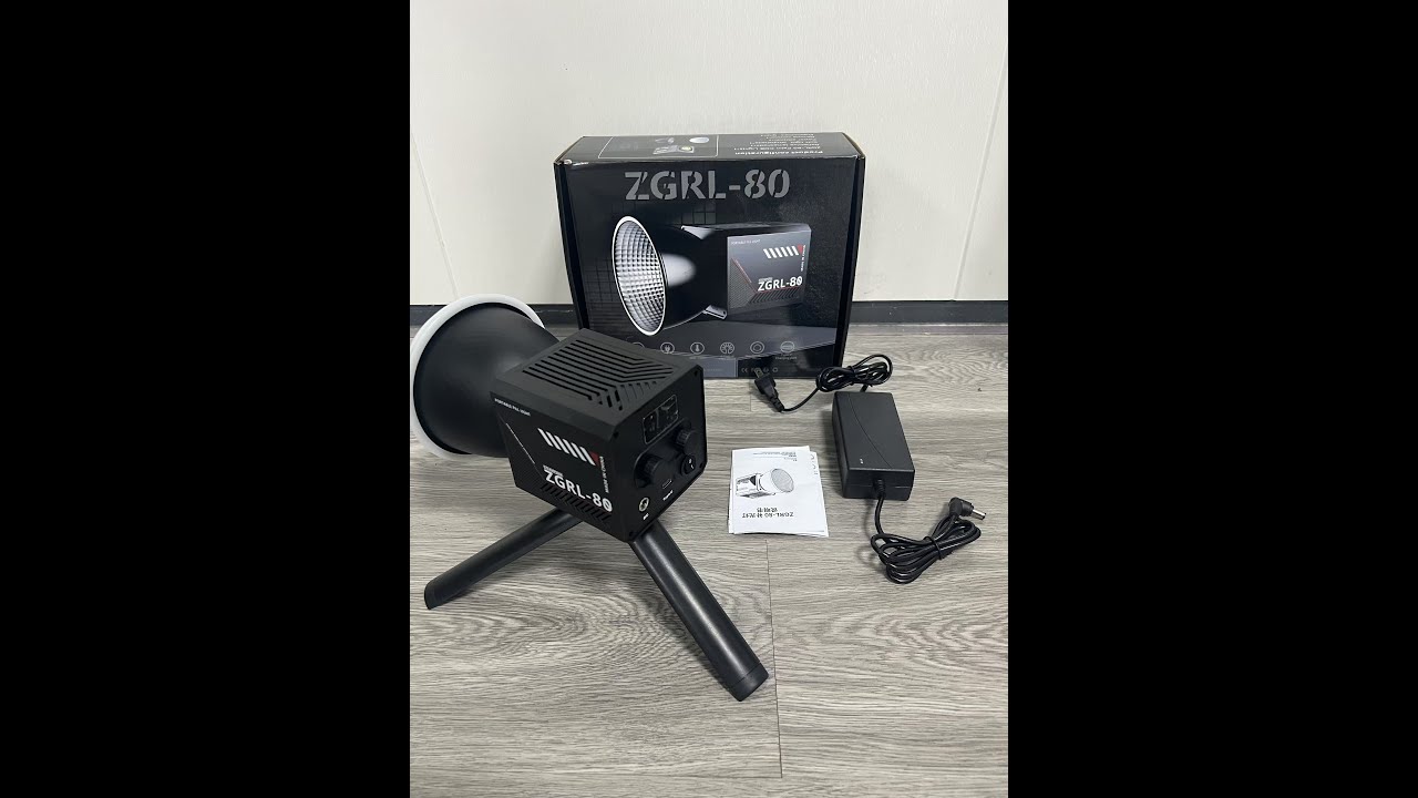 80w Led Video Light With Built-in Rechargeable Battery And Adjustable