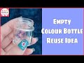 Empty Colour Bottle reuse idea/ empty acrylic paint bottle craft / best out of waste #shorts