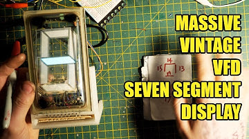 Wiring up the MASSIVE ILC1-1/7 Vintage 7 Segment Display VFD