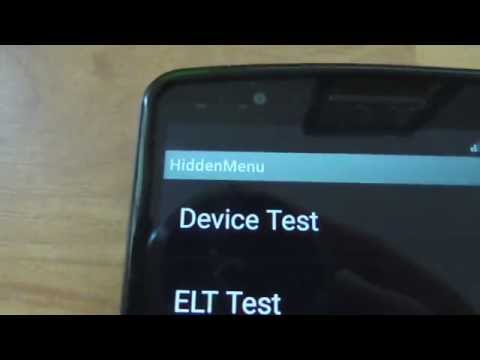 Hidden Menu on LG G3 (Android 6.0 Marshmallow)