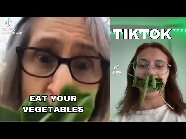 EAT YOUR VEGETABLES! VEGAN TEACHER | TIKTOK COMPILATION class=