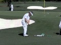 Great footage slow motion bernhard langer down the line pitch shot