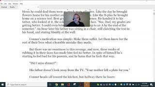 Unwind Chapter 1 Connor Part A