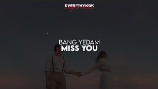 [PT/BR] Bang Yedam- Miss you (legendado/tradução)