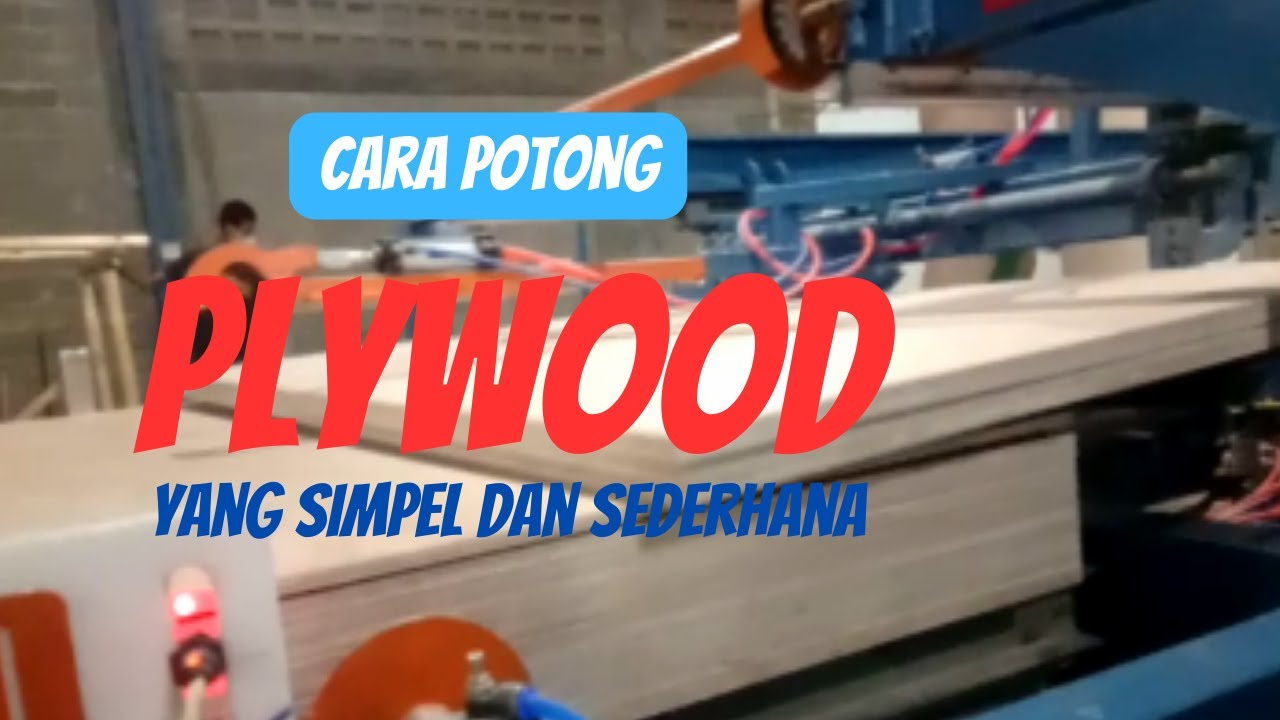 How to cut simple plywood