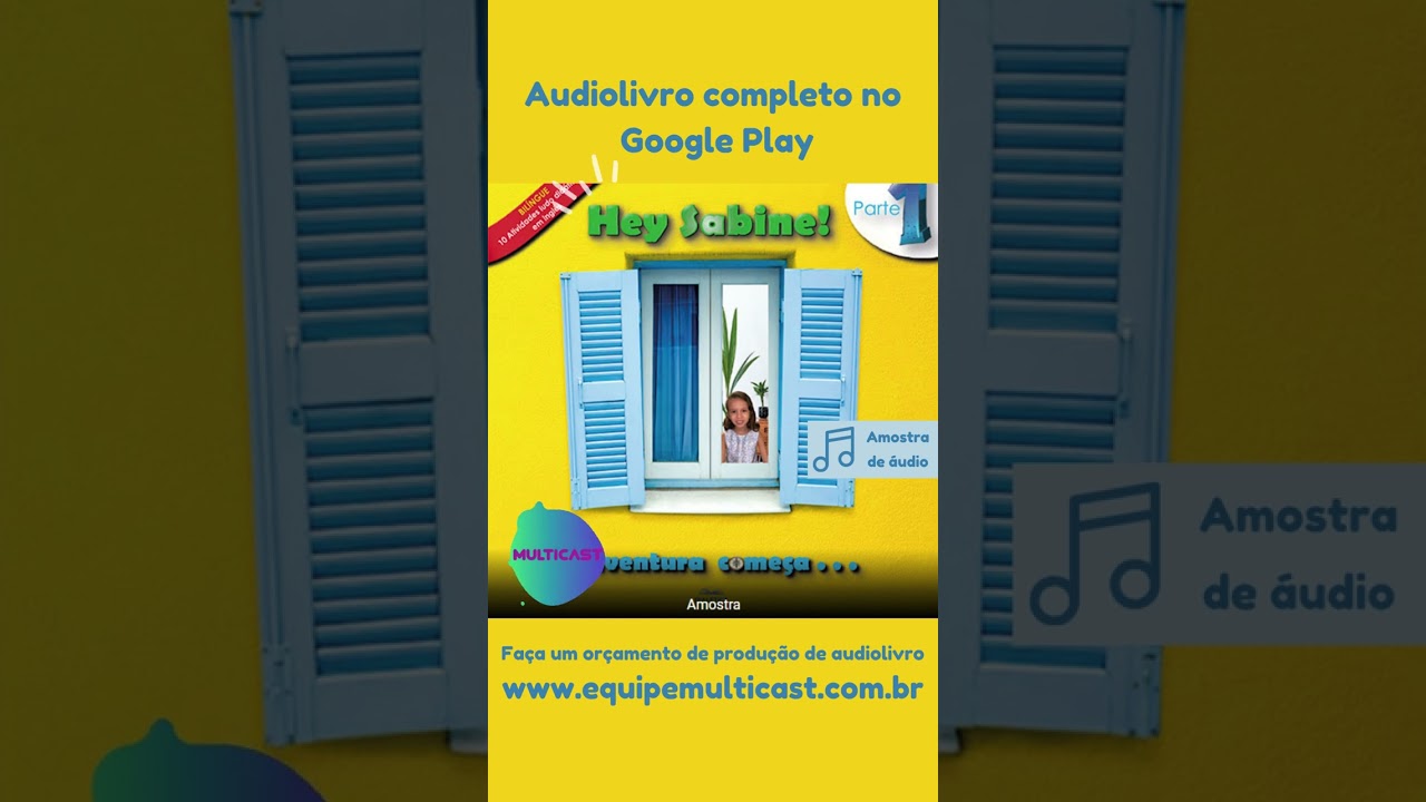 Aprender Inglês com Audiolivro Hey Sabine! 