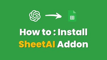 How to Install SheetAI Addon to use Gpt inside Google Sheets