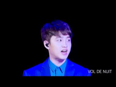[EXO] 160401 롯데월드 시크릿나이트 경수의 벚꽃 이행시🌺🌺 벚꽃도 마음에 담고 경수도 마음에 담겠읍니다...... 😇💐🌺💐🌺💐