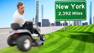 I Rode A Lawn Mower To New York City!