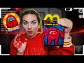 AMONG US HAPPY MEAL В РЕАЛЬНОЙ ЖИЗНИ  НАЙДИ ПРЕДАТЕЛЯ!! *  Амонг ас*