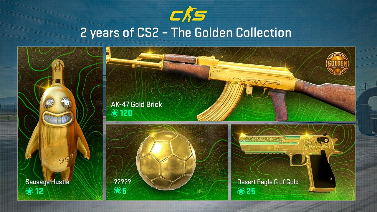 VAZOU: GRANDE ATUALIZAÇÃO de OURO pode estar sendo PREPARADA pela VALVE para ANIVERSÁRIO do CS2