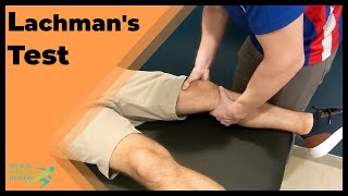 Lachmans Test For Acl Tear