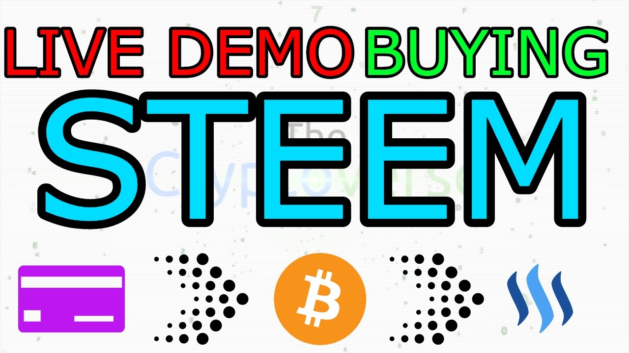 LIVE DEMO How To Buy Steem With A Debit Card Via Bitcoin In Less Than