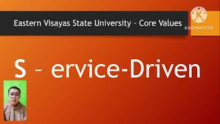 EVSU Core Value: Service Driven