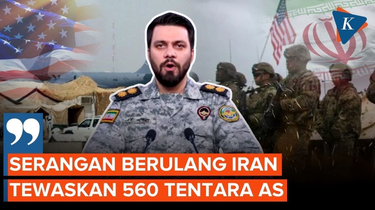 Militer Iran Klaim 560 Tentara AS Tewas atau Terluka