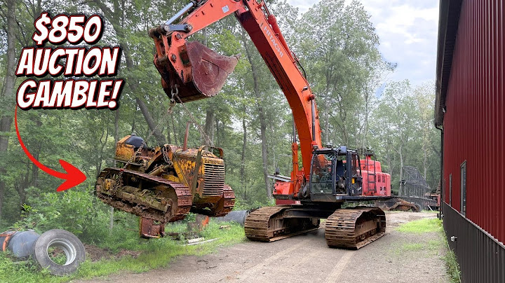 1950s Caterpillar hasn’t run in many years ... WILL IT START??