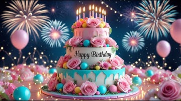 Happy Birthday Wishes 🎉 | Beautiful Animated Greeting Video 2025 🎂