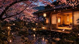 Sakura Tea House Nights 🌸 Japanese Ambient Music for Sleep, Study &amp; Relax