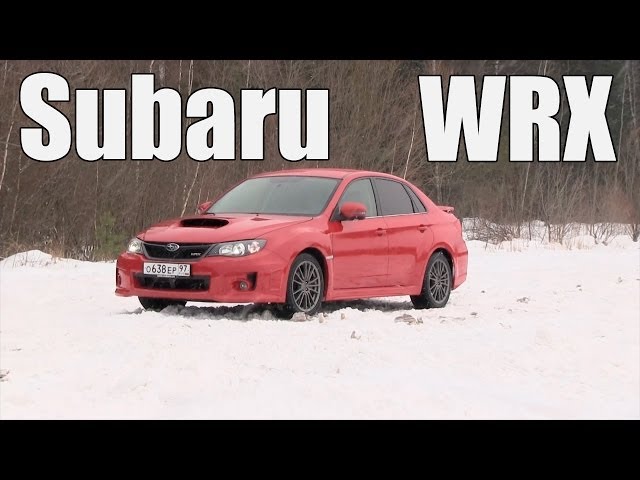 Subaru WRX - Немного снега в майские праздники