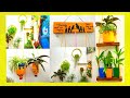 Easy diy ideas /hanging shelves for plants/ stylish hanging planter holder/ garden decor ideas....