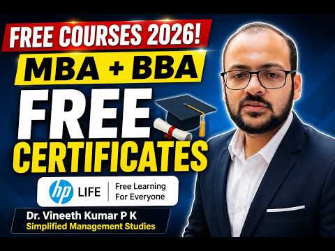 Free Online Courses for MBA PGDM Students 🔥 | HP LIFE Free Certificates | How to Enroll Step-by-Step