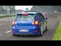 BEST OF VW GTI/R Leaving Carmeet 2021! Anti-Lag, Burnouts, Launch - R32, R36, GTI's, 6R, 7R, 8R, VR6