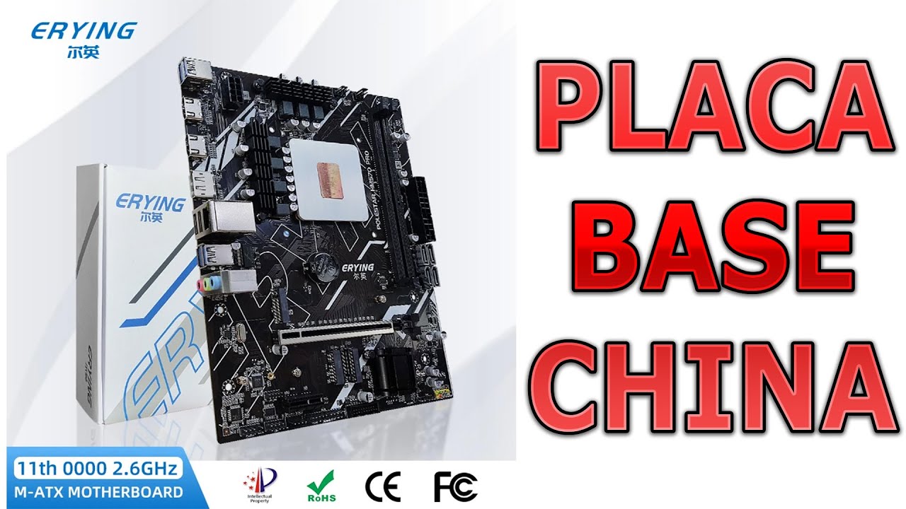 Erying Placa base china con i9 11900H - YouTube