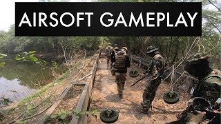 Airsoft Sniper ข้ามสะพานที่เต็มไปด้วยกับระเบิด l Milsim Thailand #7 screenshot 5