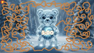 5 Minute Timer Bomb | Winter Ice Gummy Bear EXPLOSION! ❄️🐻‍❄️