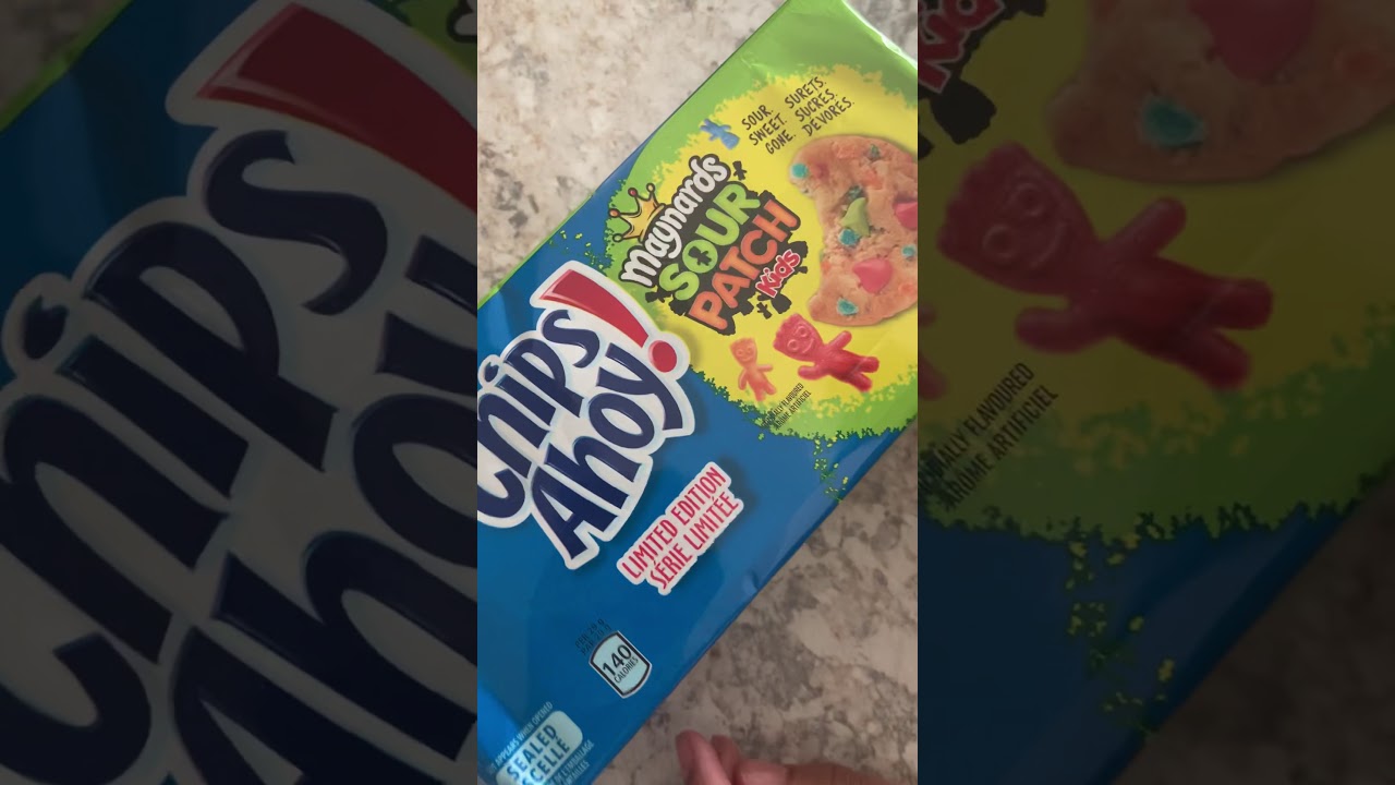 QUARANTINE SNACKS! Trying out the new CHIPS AHOY sour patch kids