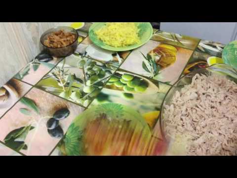 Видео рецепт Салат "Русская красавица" с грибами