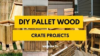 50+ Best DIY Pallet Wood Crate Projects 2017 Subscribe : http://www.youtube.com/channel/UCoUT0HhK3SKJI9zLmAKb7ig?