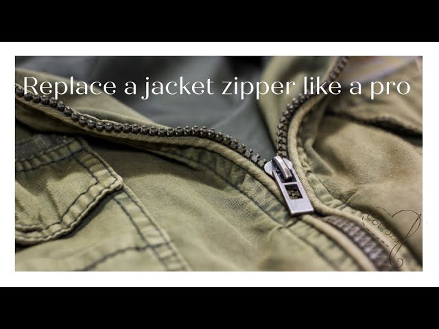 Fixing Broken Carhartt Jacket Zipper 