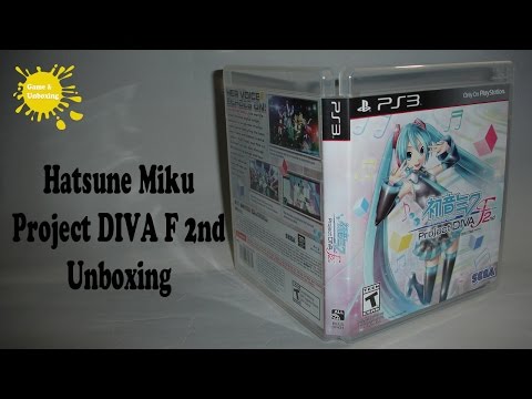 Hatsune Miku: Project DIVA F 2nd PS3 Unboxing & Overview