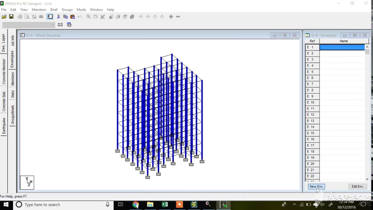 G+6 Lecture-07 - Analysis & Design using Staad Pro Part-1 - YouTube